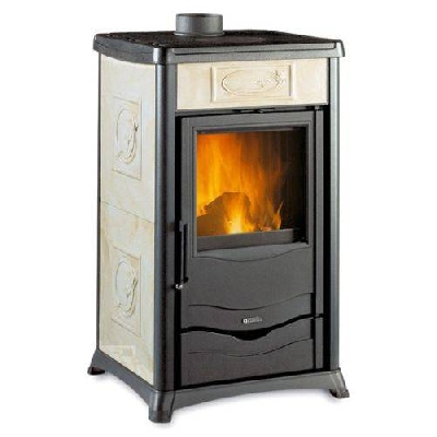 Stufa a legna ROSSELLA PLUS pergamena antico La nordica Extraflame