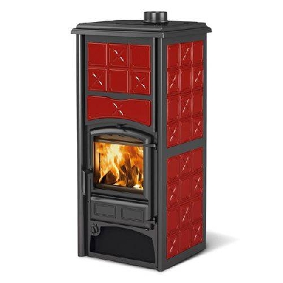 Termostufa a legna LORIET S DSA bordeaux La nordica Extraflame
