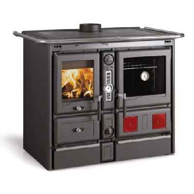 Termocucina a legna TERMOROSA XXL dsa 4.0 nero antracite La nordica Extraflame