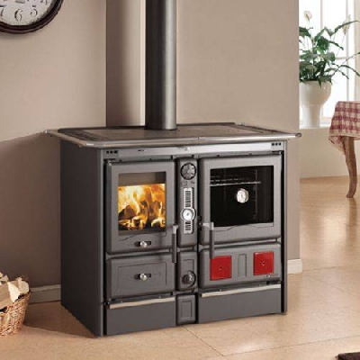 Termocucina a legna TERMOROSA XXL dsa 4.0 nero antracite La nordica Extraflame