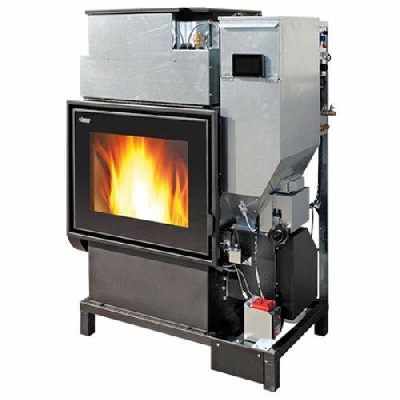 Termocamino a legna, pellet e policombustibile KRONOS 22,3 Kw Famar