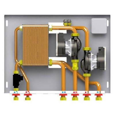 Modulo interfaccia caldaia/termoprodotto e produzione di ACS 30-35 kW Maxiflame MX135/2