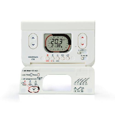 Cronotermostato giornaliero a batterie Fantini Cosmi intellitherm C58