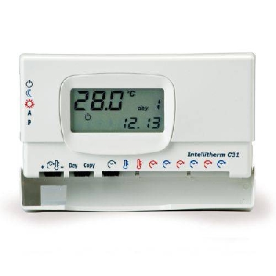 Cronotermostato settimanale a batterie Fantini Cosmi intellitherm C31