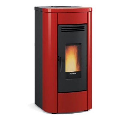 Stufa a pellet canalizzata KLAUDIA PLUS bordeaux La nordica Extraflame
