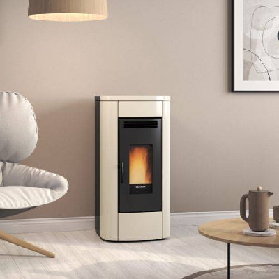 Stufa a pellet canalizzata KLAUDIA PLUS avorio La nordica Extraflame