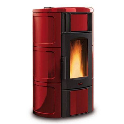 Termostufa a pellet ISIDE IDRO 2.0 bordeaux La nordica Extraflame