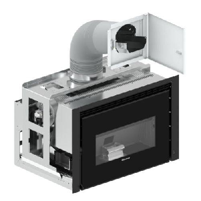 KIT CARICAMENTO PELLET SUPERIORE/LATERALE per inserto COMFORT P85 La Nordica Extraflame