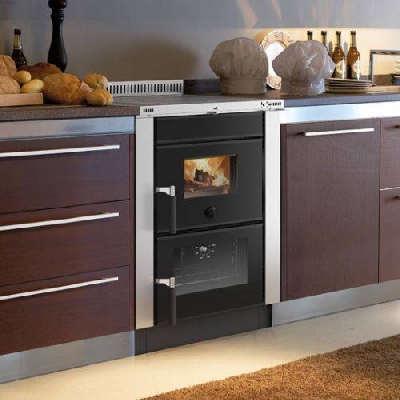 Cucina a legna da inserimento VICENZA EVO La nordica Extraflame