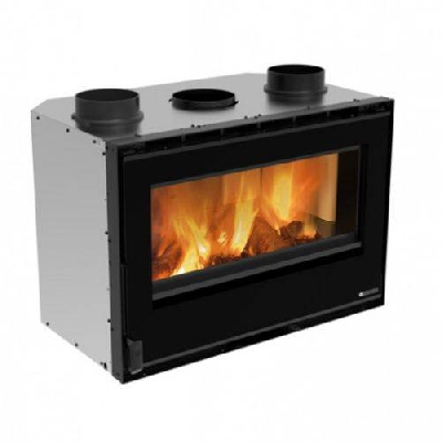 Inserto a legna ventilato INSERTO 80 CRYSTAL EVO 2.0 VENTILATO La nordica Extraflame