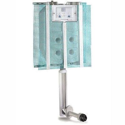 Cassetta di scarico da incasso PUCCI ECO 9 - 4 Lt per pareti in muratura