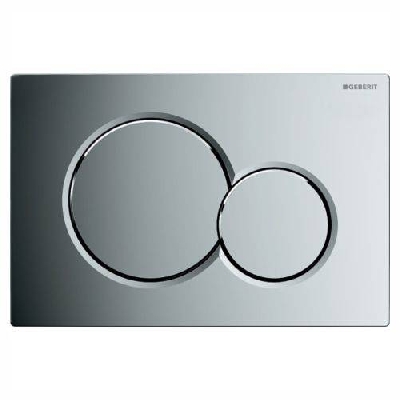 Placca di comando con doppio pulsante GEBERIT SIGMA01 cromato
