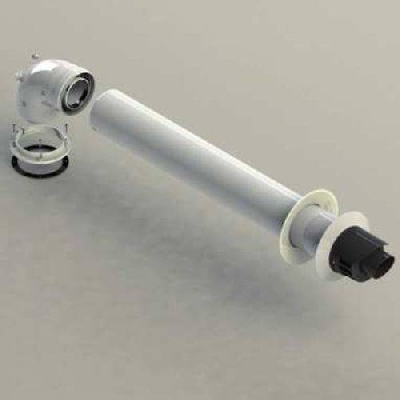Kit coassiale compatibile Ø 600/100 per caldaie a condensazione