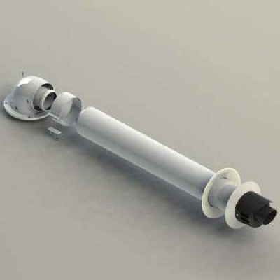 Kit coassiale compatibile Ø 600/100 per caldaie a condensazione