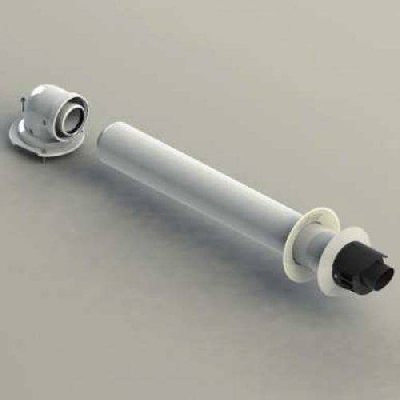 Kit coassiale compatibile Ø 600/100 per caldaie a condensazione