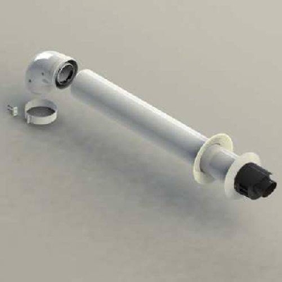 Kit coassiale compatibile Ø 600/100 per caldaie a condensazione