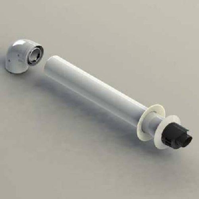 Kit coassiale compatibile Ø 600/100 per caldaie a condensazione Baxi - Viessman