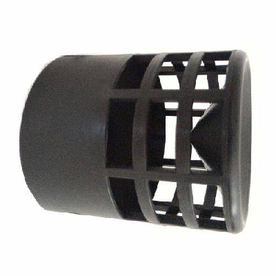 Terminale orizzontale scarico fumi per sistema sdoppiato Ø 80 in polipropilene