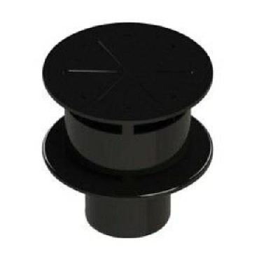 Terminale verticale scarico fumi per sistema sdoppiato Ø 80 in polipropilene