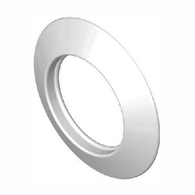 Rosone coprimuro Ø 80 in polipropilene bianco