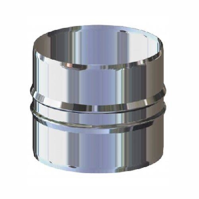 Canna fumaria Inox 316L monoparete manicotto M/M