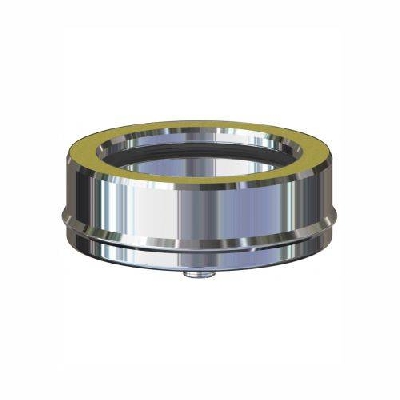 Canna fumaria Inox 316L doppia parete tappo scarico condensa - Sp 0,5