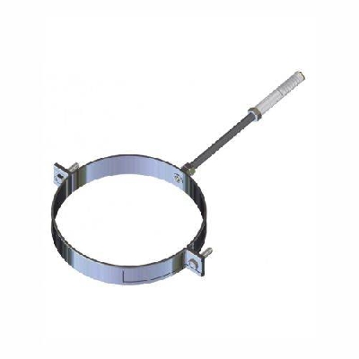 Collare a muro con barra filettata