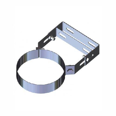 Canna fumaria monoparete fascetta murale registrabile