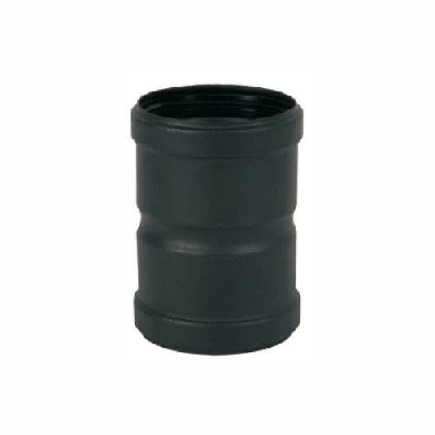 Tubo nero canna fumaria pellet manicotto F/F