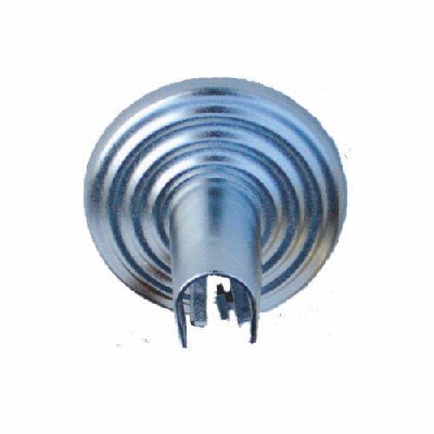 Rosetta apribile copritubo in PP cromo per termosifone