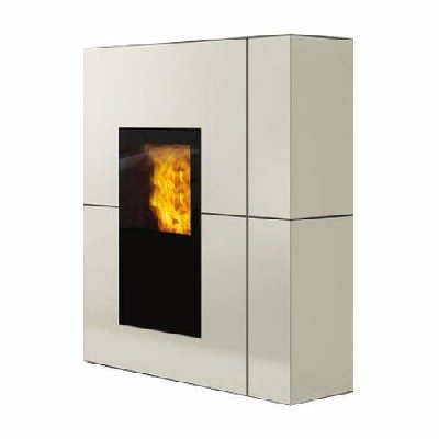 Termostufa a pellet BLADE H22 EKleaner Bianco opaco Edilkamin