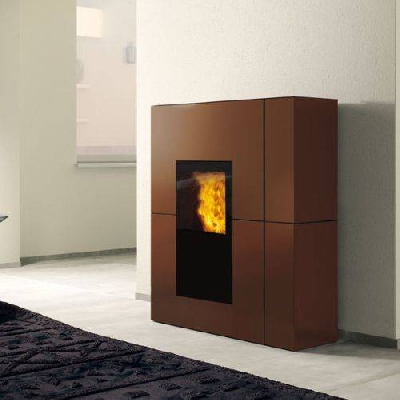 Termostufa a pellet BLADE H22 EKleaner bronzo Edilkamin