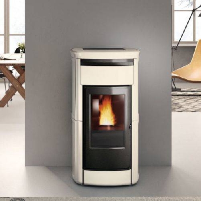 Termostufa a pellet KIRA H22 EKleaner Pergamena Edilkamin