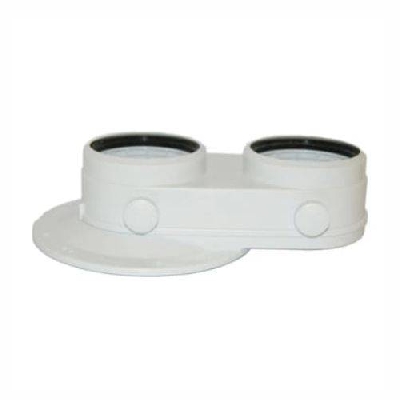 Sdoppiatore da Ø 80/80 per caldaie a condensazione Hermann Saunier Duval