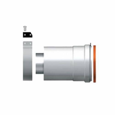 Adattatore per sistemi sdoppiati condens Ø 80/80 bianco Ariston