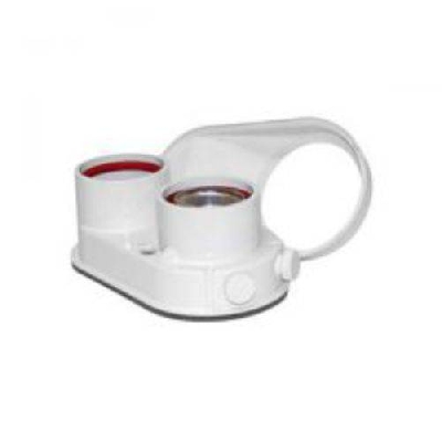 Kit sdoppiato Ø 80/80 per scaldabagno a gas Opalia F15 Hermann Saunier Duval