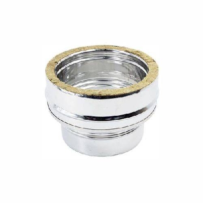 Canna fumaria Inox 316L doppia parete aumento MF - Sp 0,5