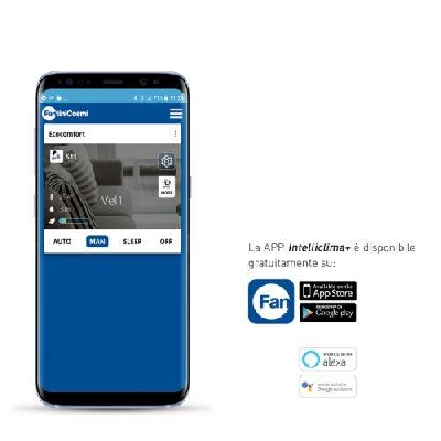 Aspirvelo AIR ECOCOMFORT 2.0 SMART unità di ventilazione e aspirazione con recupero di calore Fantini Cosmi