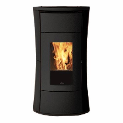 Stufa a pellet canalizzata CHERIE 9 Evo grigio scuro Edilkamin