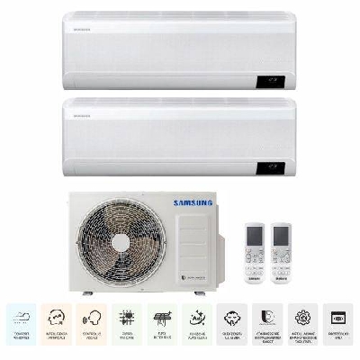 Condizionatore Samsung WindFree AVANT Dual Split 9000+9000 btu inverter