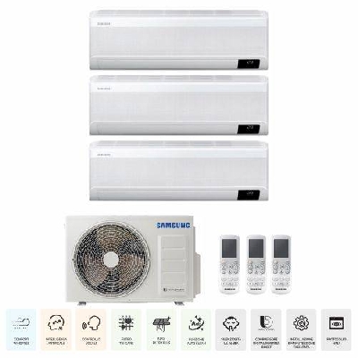 Condizionatore Samsung WindFree AVANT Trial Split 9000+9000+9000 btu inverter