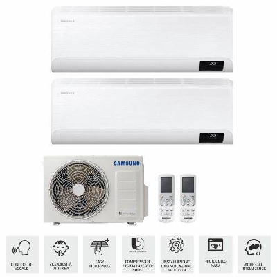 Condizionatore Samsung CEBU Wi-Fi Dual Split 9000+12000 btu inverter