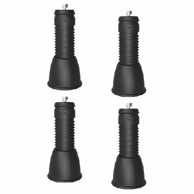 Piedino a pavimento regolabile e snodabile per unità esterne climatizzatori e chiller