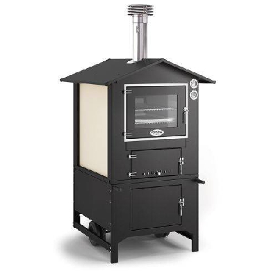 Forno a legna a cottura indiretta Fontana Forni Fornolegna 80x45
