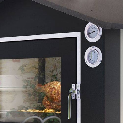 Forno a legna a cottura indiretta Fontana Forni Fornolegna 80x45