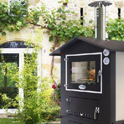 Forno a legna a cottura indiretta Fontana Forni Fornolegna 80x45