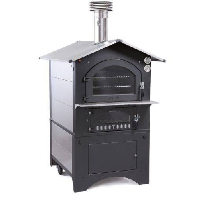 Forno a legna a cottura indiretta Fontana Forni Gusto 80x54