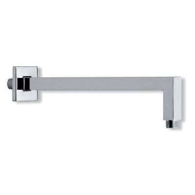 Braccio doccia quadro cm 33 ottone cromato