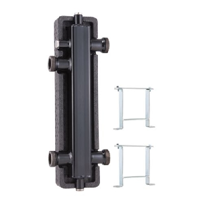 Separatore idraulico con coibentazione e staffe 1"1/2