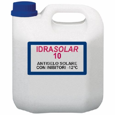 IDRASOLAR 10 Antigelo premiscelato per impianti con pannelli solari protezione -12 °C Foridra